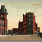 LOWELL MA TOWERS CORNER ANTIQUE POSTCARD