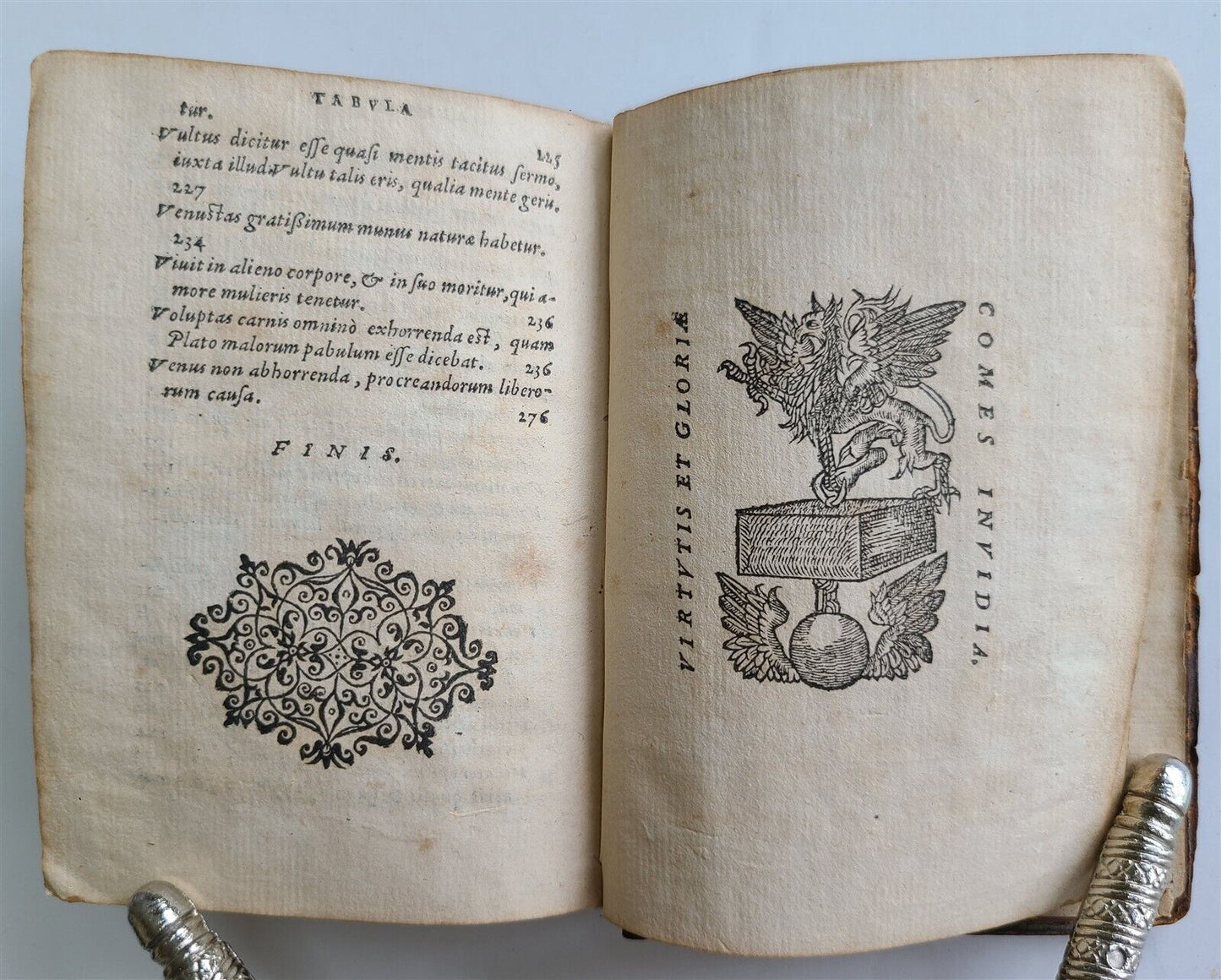 1570 PHILOSOPHY by Francesco PatriziVantique w/ ORIGINAL 16th CENTURY BINDING