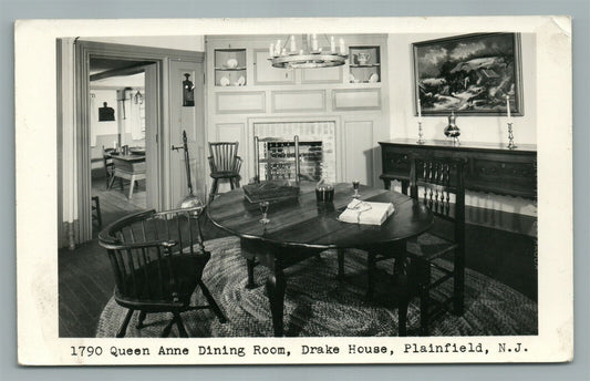 PLAINFIELD NJ DRAKE HOUSE VINTAGE REAL PHOTO POSTCARD RPPC