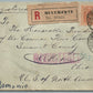 ROMANIA to USA 1912 ANTIQUE COVER