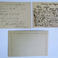 SWEDEN LOT of 3 ANTIQUE POSTCARDS STATIONERY CARDS