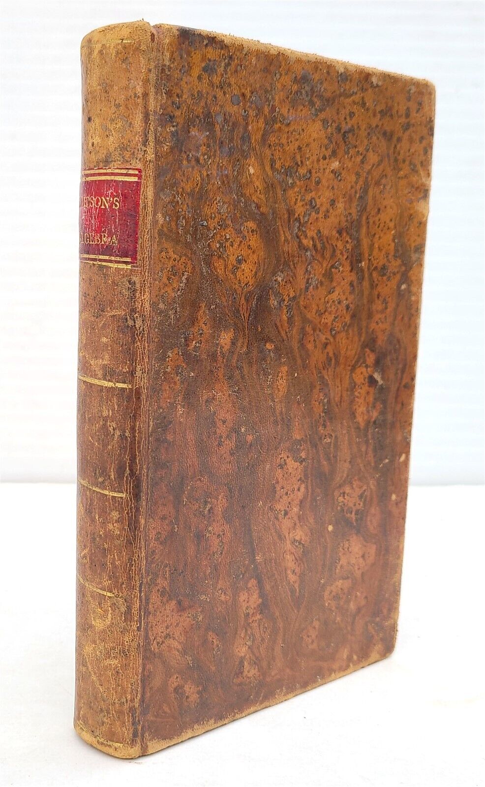 1809 TREATISE of ALGEBRA antique by THOMAS SIMPSON AMERICANA