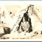 AMERICAN INDIAN CAMP 1932 VINTAGE REAL PHOTO POSTCARD RPPC