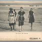 BELMAR NJ SEA SHORE AFTER BATHING ANTIQUE POSTCARD