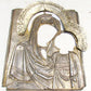 RUSSIAN ICON OKLAD 19th CENTURY antique SILVER for KAZAN VIRGIN