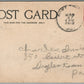 PORT CARBEN PA SOLDIERS' MONUMENT ANTIQUE POSTCARD