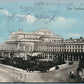 WARSAW POLAND PLAC TEATRALNY WARSZAWA 1918 ANTIQUE POSTCARD