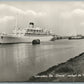 IJMUIDEN DE ORANJE STEAMSHIP VINTAGE REAL PHOTO POSTCARD RPPC