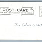 FRENCHTOWN NJ BAPTIST CHURCH UNDIVIDED ANTIQUE POSTCARD
