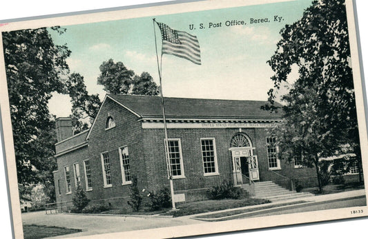 BEREA KY POST OFFICE ANTIQUE POSTCARD