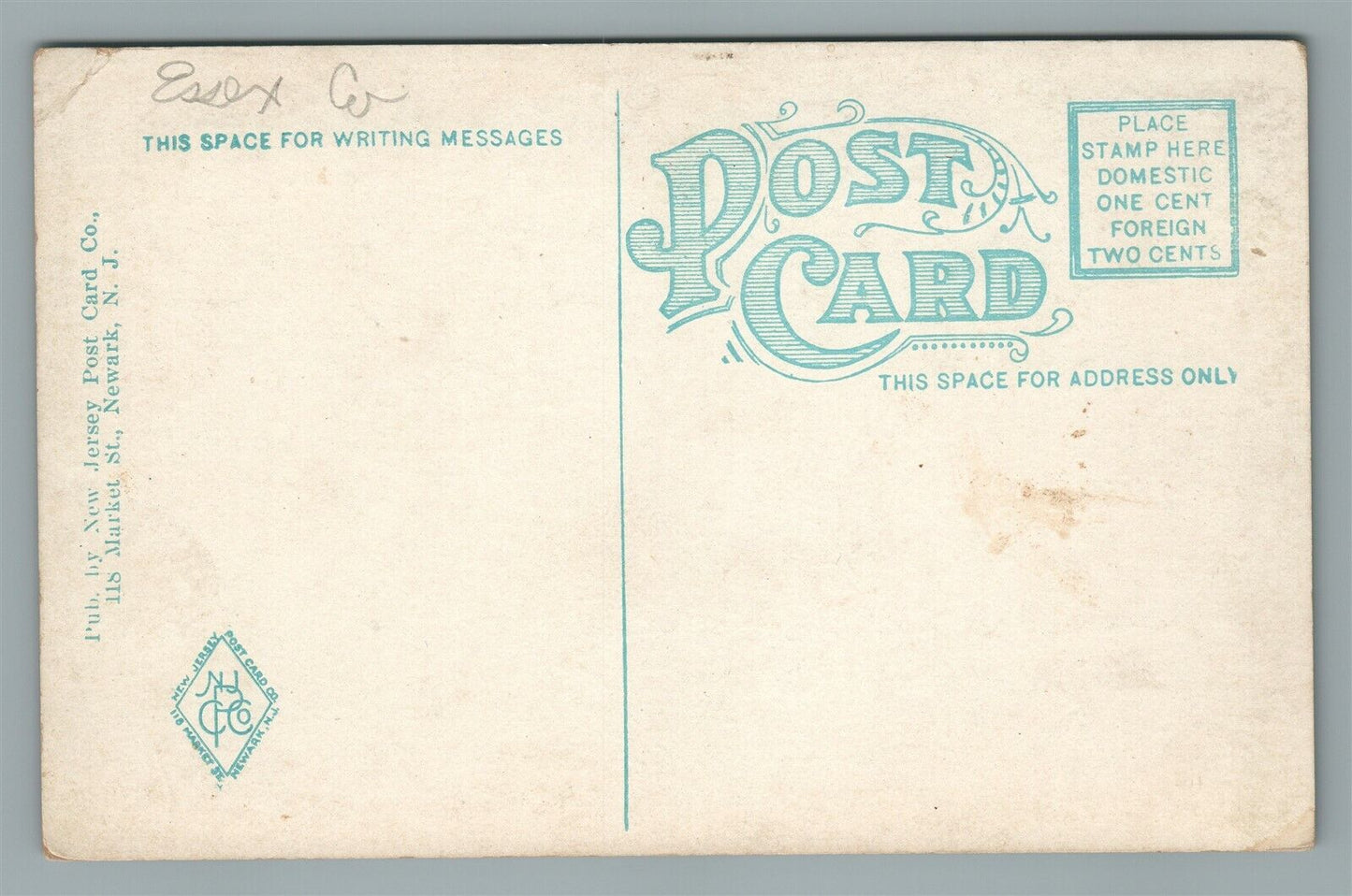 MONTCLAIR NJ WADING POOL GLENFIELD PARK ANTIQUE POSTCARD