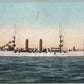 MILITARY SHIP PROTECTED STEEL CRUISER NEW ORLEANS ANTIQUE POSTCARD