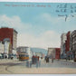 VINTAGE POSTCARD PENN SQUARE FROM 4th STREET READING PA