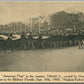 NEW YORK HUDSON-FULTON CELEBRATION PARADE LARGEST AMERICAN FLAG ANTIQUE POSTCARD