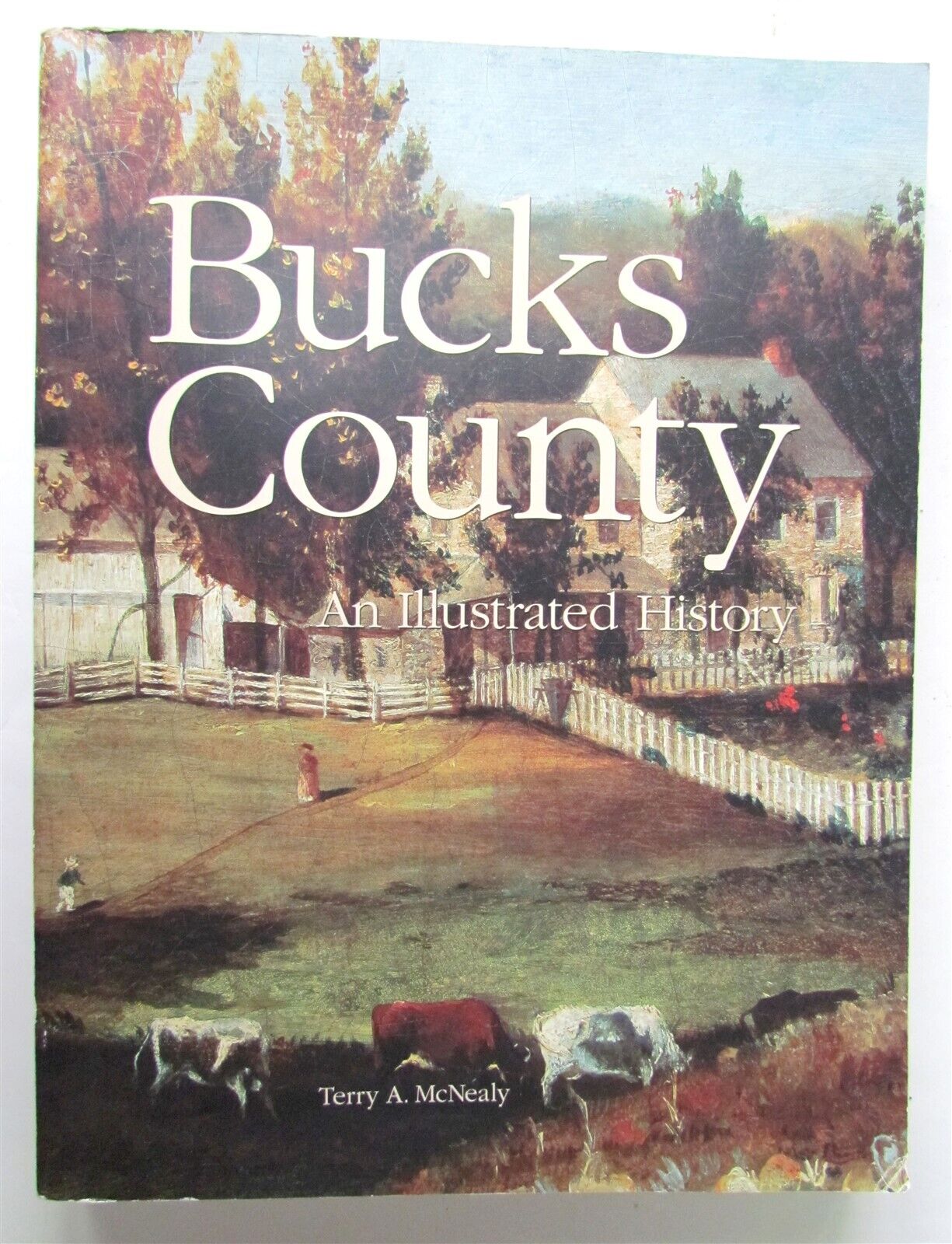 BUCKS COUNTY ILLUSTRATED HISTORY Terry A. Mcnealy Pennsilvania SIGNED by AUTHOR