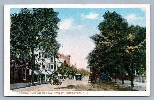 PRINCETON NJ NASSAU STREET ANTIQUE POSTCARD
