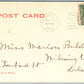 MILLVILLE NJ CHURCHES 1906 UNDIVIDED ANTIQUE POSTCARD
