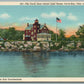 LAKE ERIE OH VACATIONLAND SOUTH BASS ISLAND LIGHT HOUSE VINTAGE POSTCARD