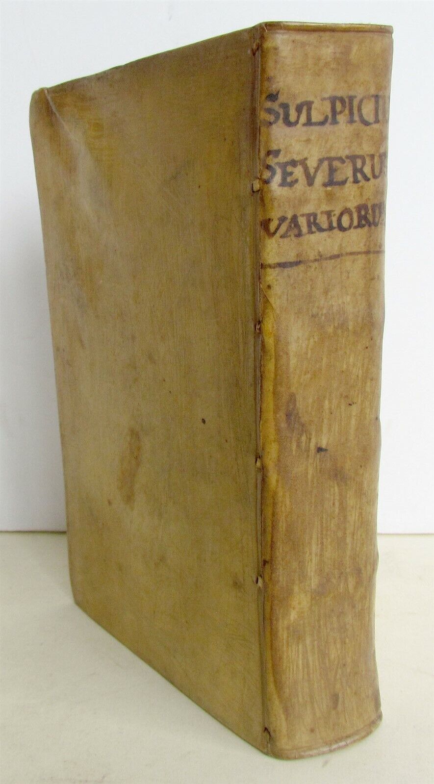 1647 SACRAE HISTORIAE By Severus Sulpicius VELLUM antique