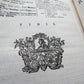 1743 ROMAN ANTIQUITIES by J. Rosinus VELLUM ARMORIAL BINDING ILLUSTRATED antique