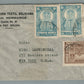 BOLIVIA LA PAZ to NEW YORK USA VINTAGE COVER w/ STAMPS