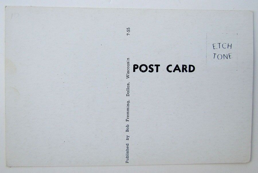VINTAGE POSTCARD CHICAGO NORTHWESTERN RAILWAY COACH WOODRUFF WISCONSIN RAILROAD
