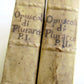 1625 PLUTARCH PHILOSOPHY OPUSCOLI MORALI di PLUTARCO CHERONESE antique