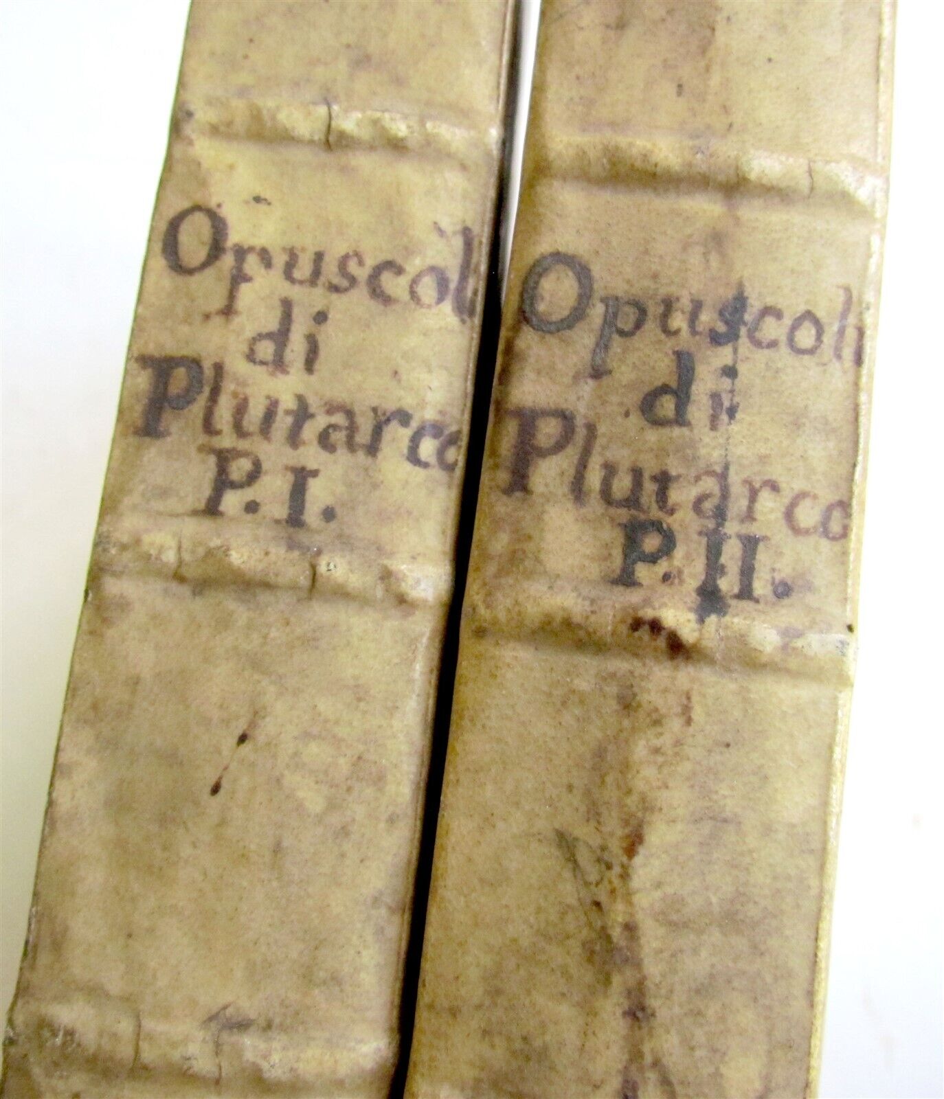 1625 PLUTARCH PHILOSOPHY OPUSCOLI MORALI di PLUTARCO CHERONESE antique