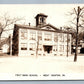 WEST NEWTON PA FIRST WARD SCHOOL VINTAGE REAL PHOTO POSTCARD RPPC