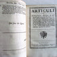 1684 Collection of articles w/ publick records of Church of England antique