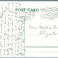 CEDAR FALLS IA BOAT LAND ANTIQUE POSTCARD