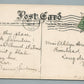 EAST ORANGE NJ MAIN STREET 1910 ANTIQUE POSTCARD