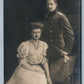 PRUSSIAN PRINCE EITEL FRITZ & SOPHIE CHARLOTTE ANTIQUE REAL PHOTO POSTCARD RPPC