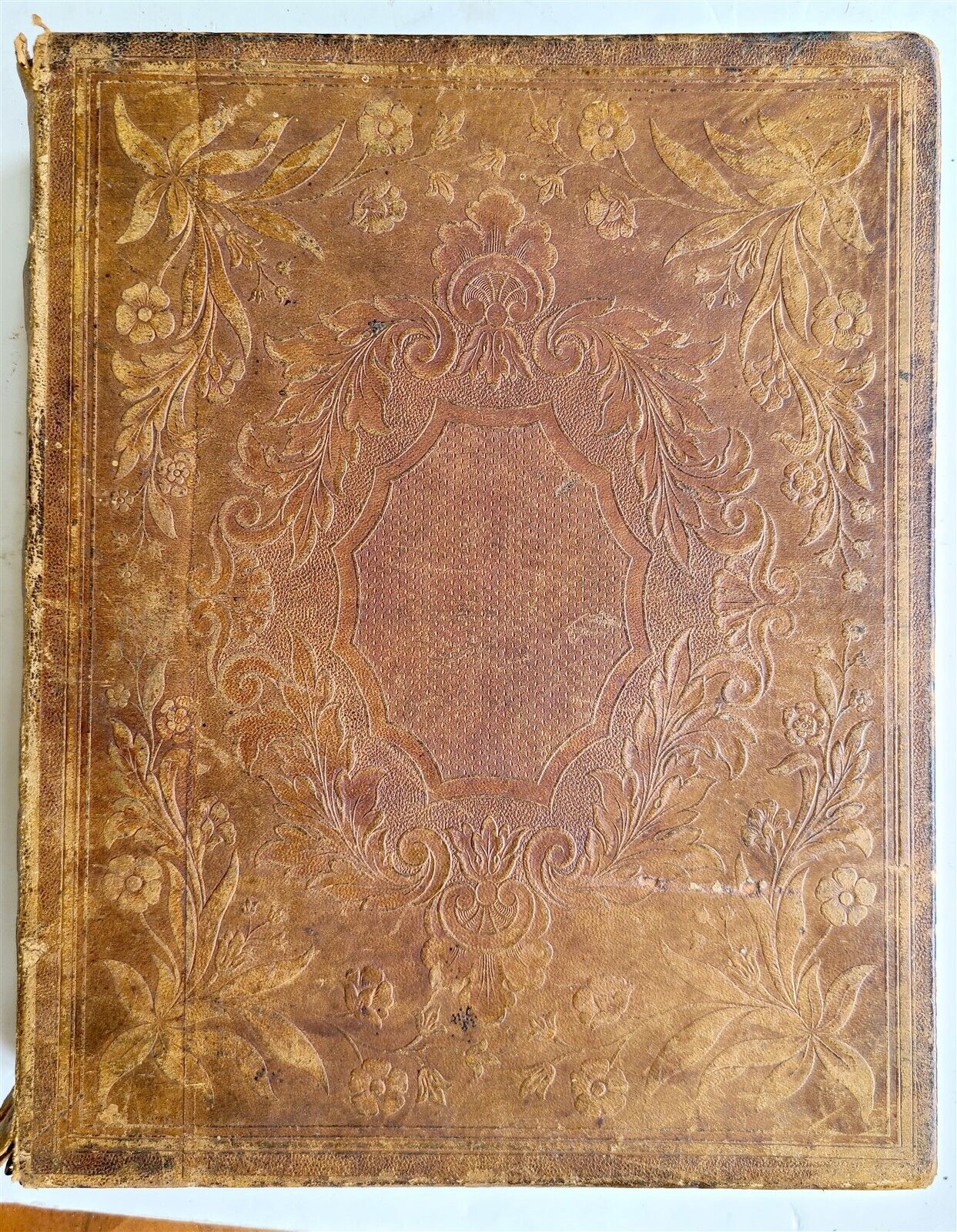 1850 BIBLE in ENGLISH antique AMERICANA MAINE