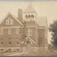 SAUQUOIT NY HIGH SCHOOL ANTIQUE REAL PHOTO POSTCARD RPPC