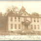 HAZELHURST PA SCHOOL HOUSE 1907 ANTIQUE REAL PHOTO POSTCARD RPPC