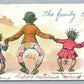 THE FAMILY CIRCLE COMIC ANTIQUE POSTCARD