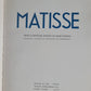 1939 MATISSE PAINTINGS & DRAWINGS ILLUSTRATED ART BOOK vintage