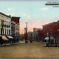 FULTON NY FIRST STREET ANTIQUE POSTCARD