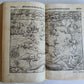 1578 COSMOGRAPHY by Sebastian Munster antique RARE ILLUSTRATED w/ MAPS PIGSKIN