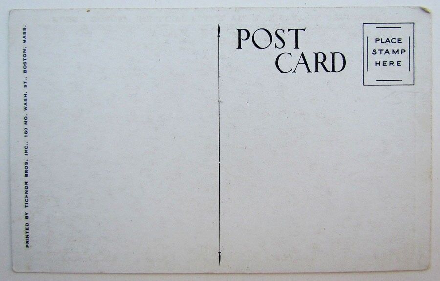 BELLOW FALLS VT FLOOD SCENE RAILROAD STATION railway train ANTIQUE POSTCARD