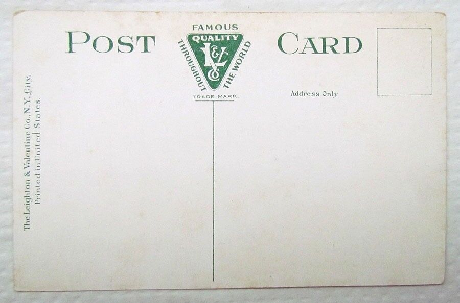 ANTIQUE POSTCARD RIVER & CITY VIEW FROM FORT WASHINGTON HARRISBURG PA