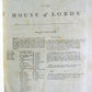 JOURNALS OF THE HOUSE OF LORDS 1666-1675 large folio antique in ENGLISH