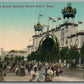 REVERE BEACH MA THOMPSON'S SCENIC RAILWAY ANTIQUE POSTCARD