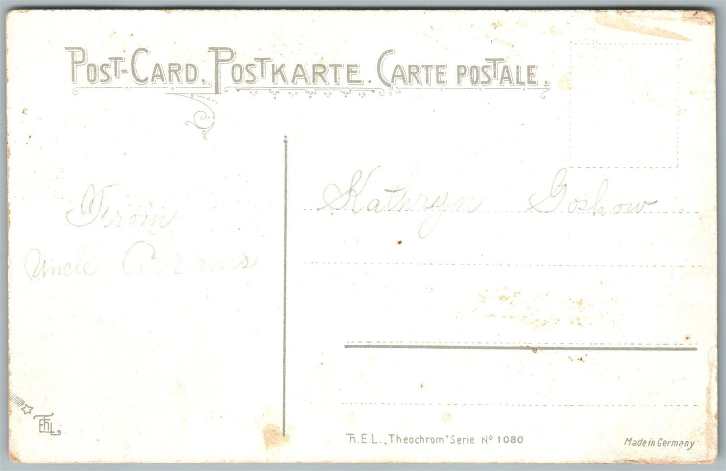 NORWOOD PA ANTIQUE POSTCARD