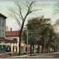 ADAMS NY RAILROAD STREET ANTIQUE POSTCARD