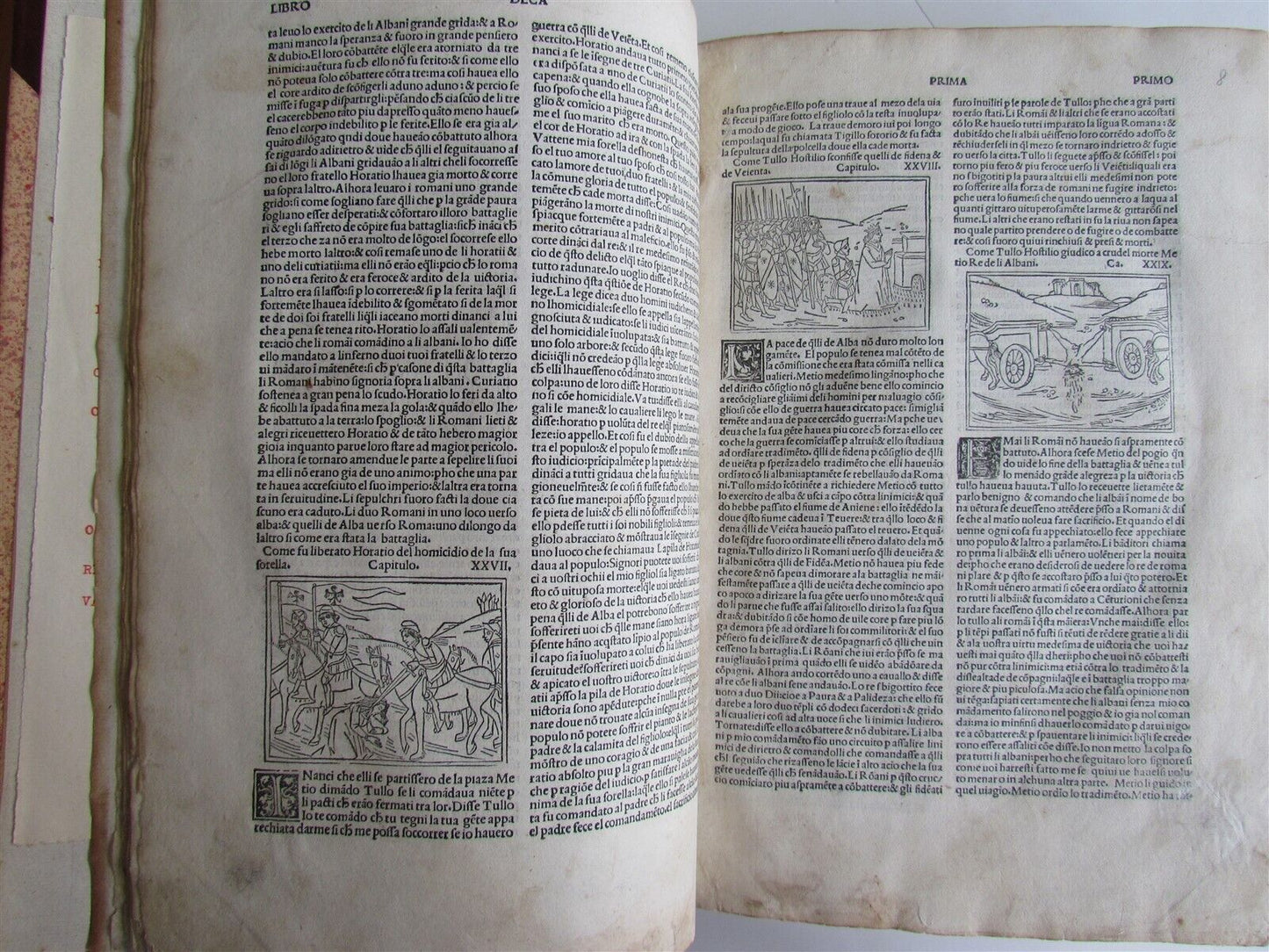 1493 INCUNABULA illustrated TITUS LIVIUS HISTORY antique FOLIO incunable RARE