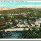 EAST HAWLEY PA BIRD'S EYE VIEW 1927 ANTIQUE POSTCARD