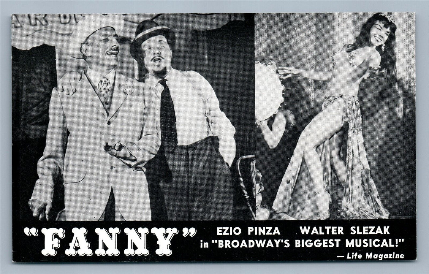 NEW YORK NY MAJESTIC THEATRE BROADWAY MUSICAL ADVERTISING VINTAGE POSTCARD