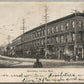 TAUNTON MA MAIN STREET ANTIQUE POSTCARD